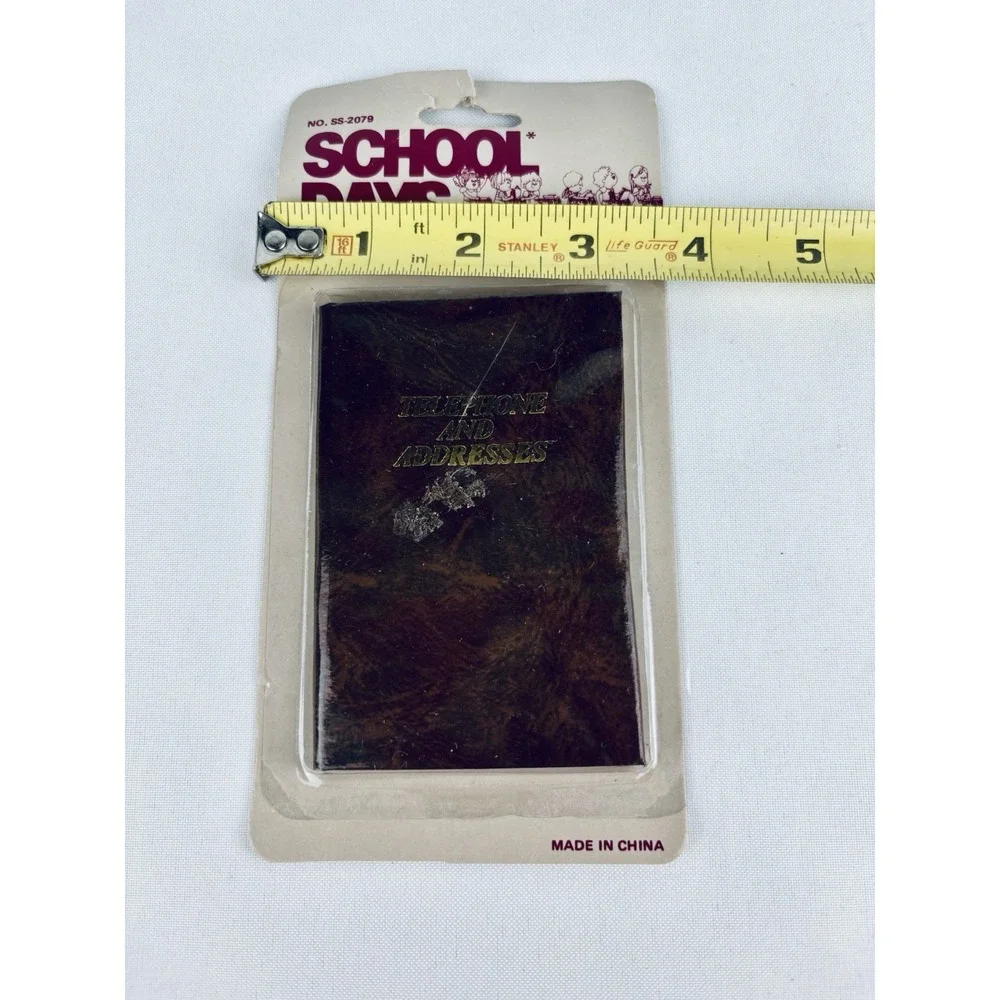 Vintage NOS School Days Pocket Address & Telephone Book 1980's - Sealed